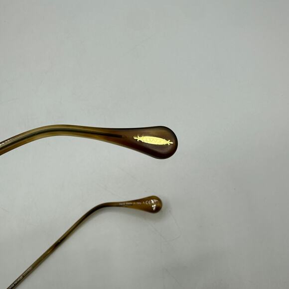 Oliver Peoples Redfield OV1129-T 5123 Unisex Brushed Gold Titanium 48-21-145 - Picture 8 of 12